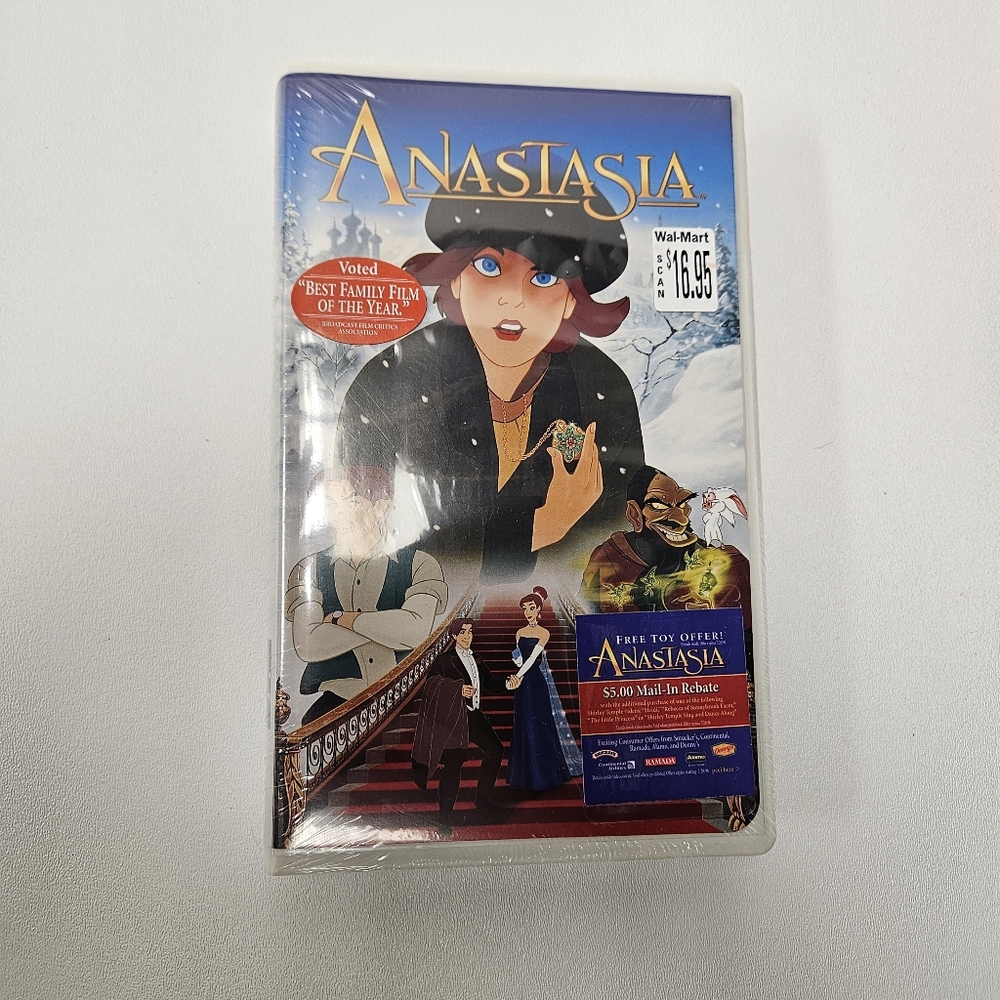 Anastasia 1998 VHS Clamshell Edition Sealed